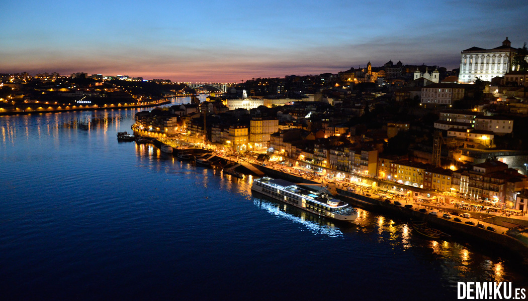 Ribeira de Oporto desde el puente