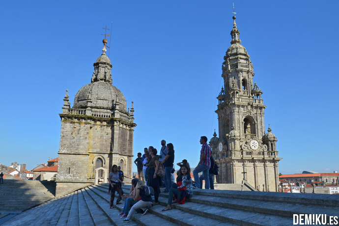 Visita guiada por las Cubiertas Tejados Catedral Santiago