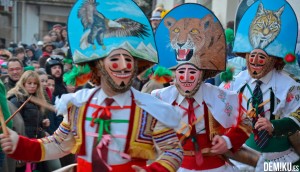Peliqueiros en el Entroido de Laza (Ourense - Galicia)