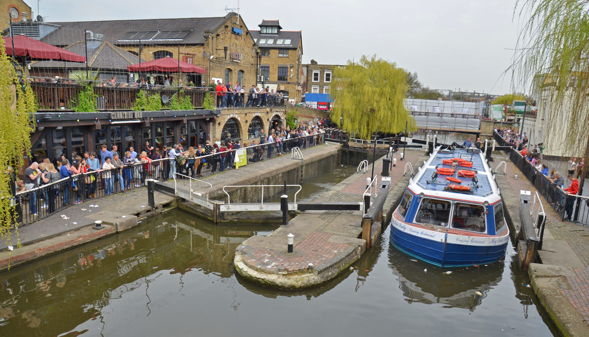 Canal Mercado de Camden Londres (Camden Town Market – London)