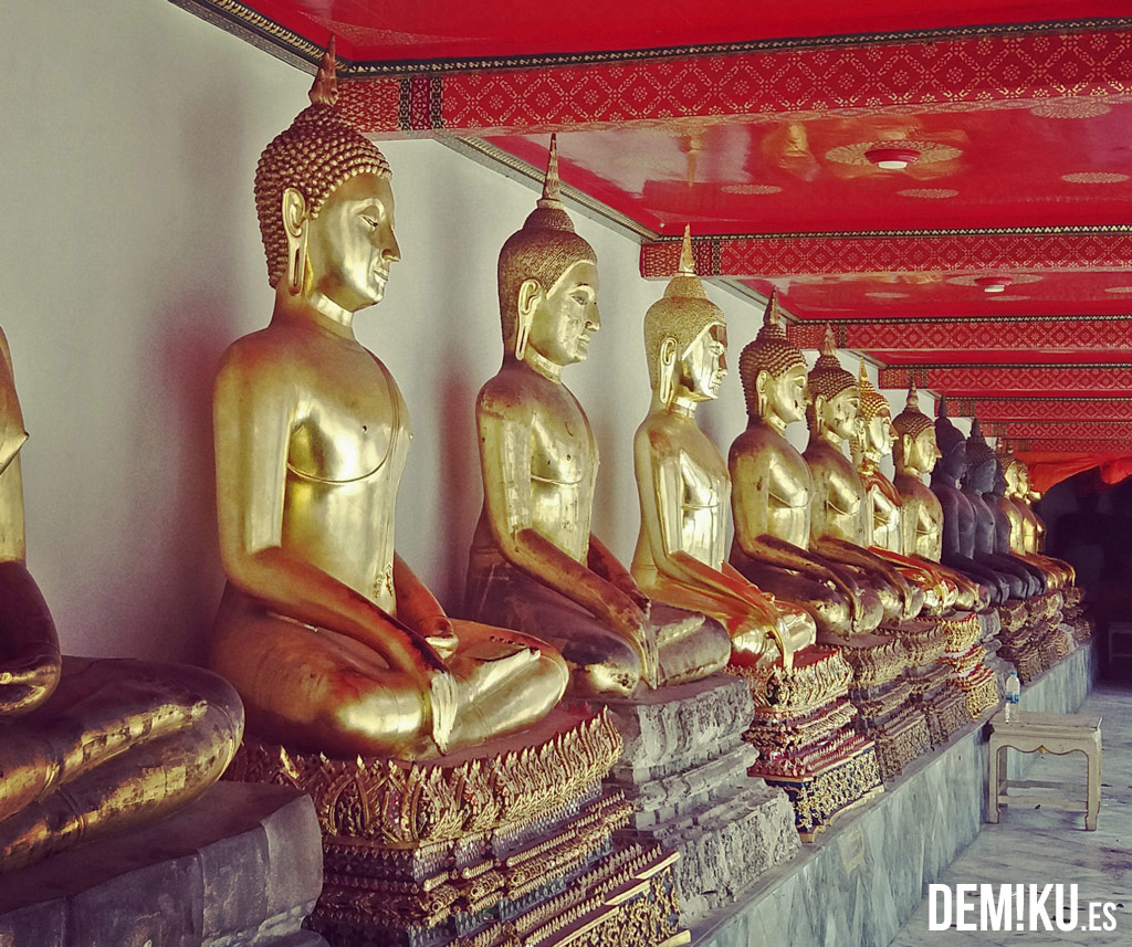 Budas Wat Pho Bangkok Tailandia