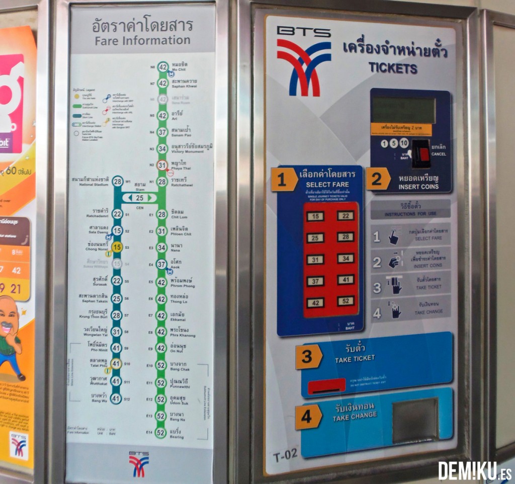 ticket tren bangkok