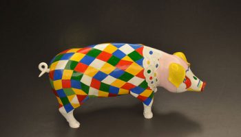 Lalín, cerdo arlequín. Pigparade