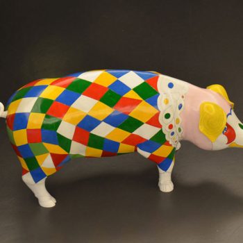 Lalín, cerdo arlequín. Pigparade