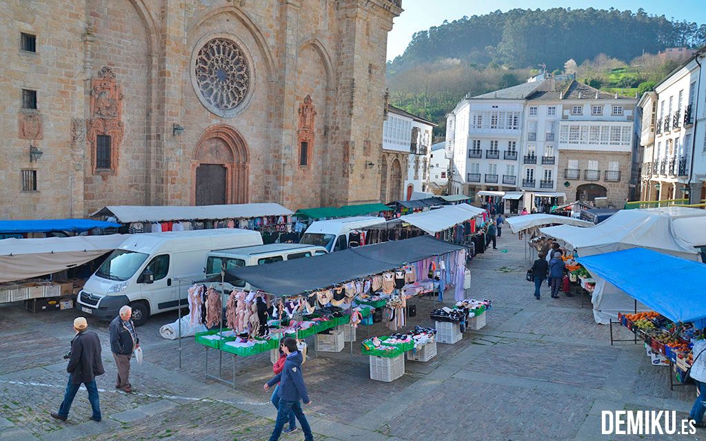 Feira tradicional en MOndoñedo