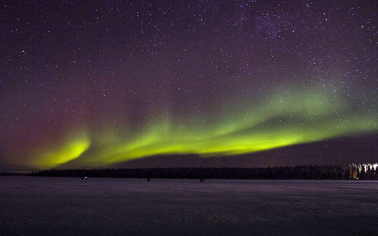 Ver auroras Boreales en Laponia - Demiku blog de viajes